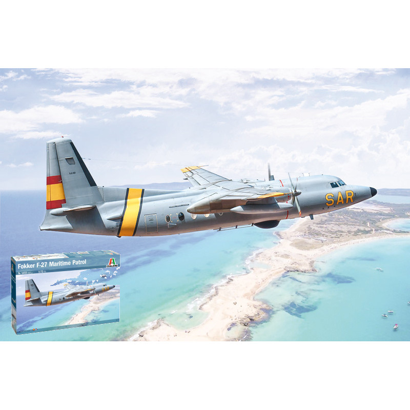 1:72 Italeri Fokker F 27 Maritime Patrol Aircraft KIT