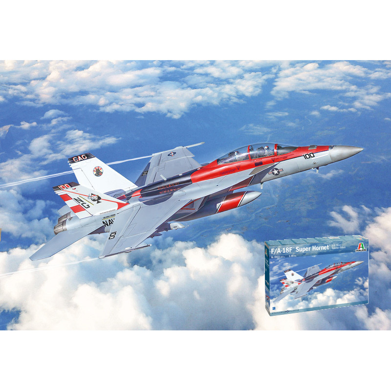 1:48 Italeri F/A 18F Super Hornet U.s. Navy Special Colours KIT