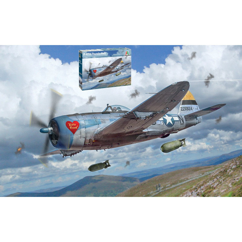 1:48 Italeri P 47D Thunderbolt (e.t.o.) KIT