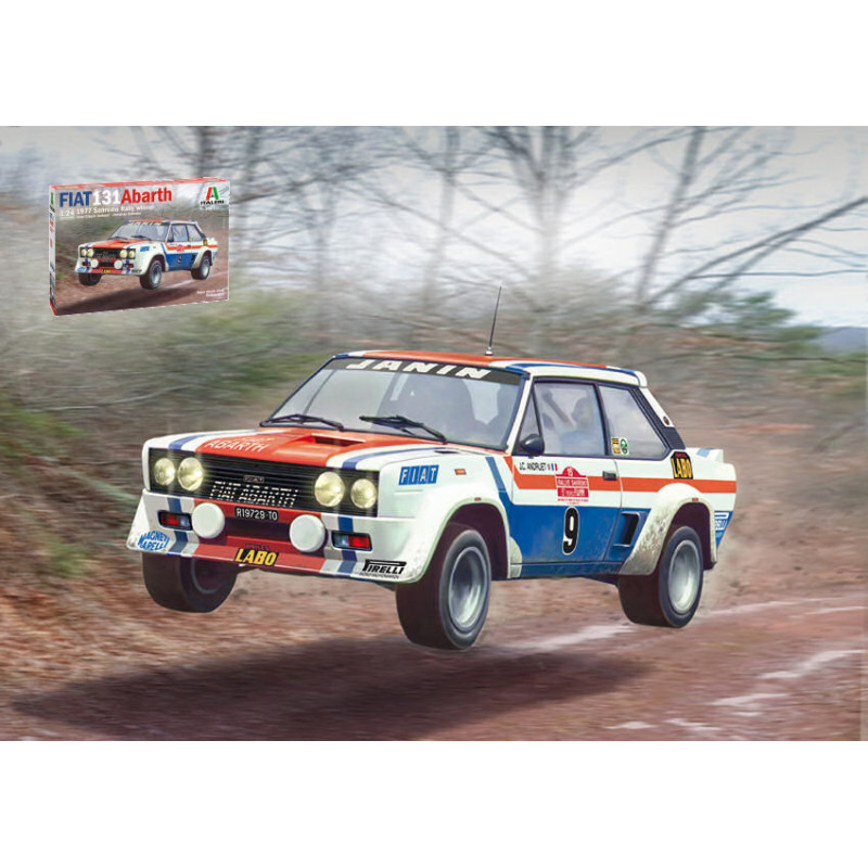 1:24 Italeri Fiat 131 Abarth 1977 Winner SAN Remo Rally KIT