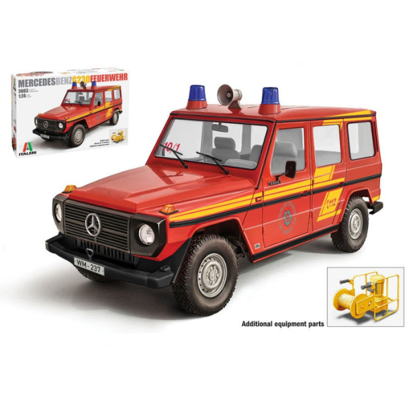 1:24 Italeri Mercedes G230 Feuerwher KIT