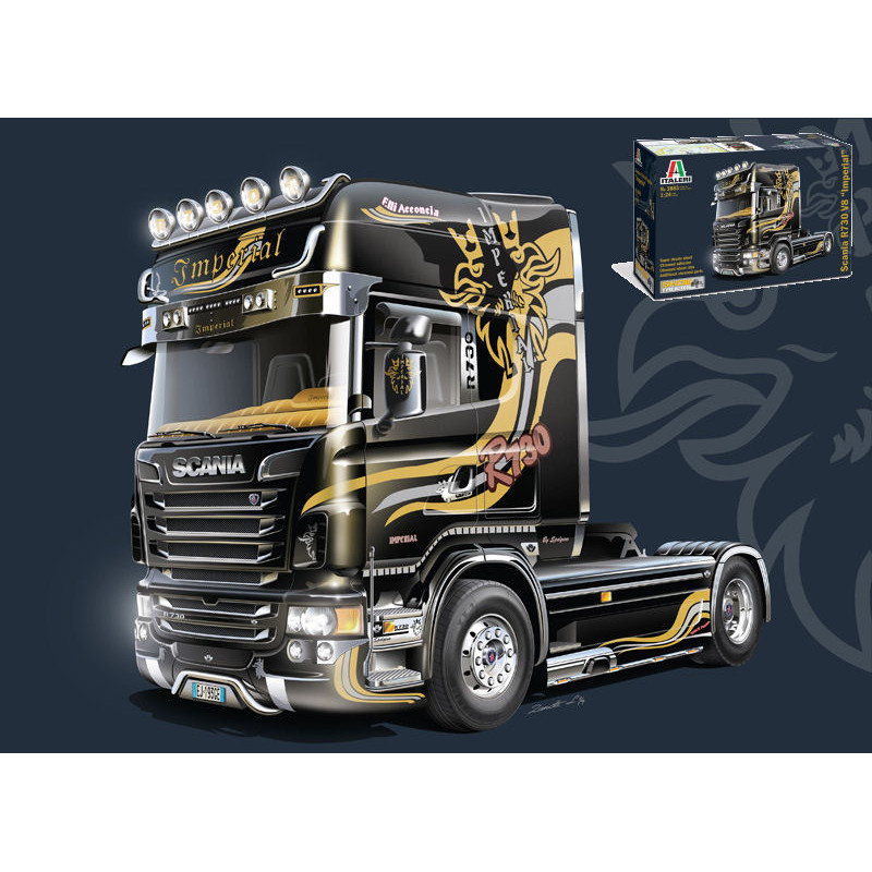 1:24 Italeri Scania R V8 Topline Imperial KIT