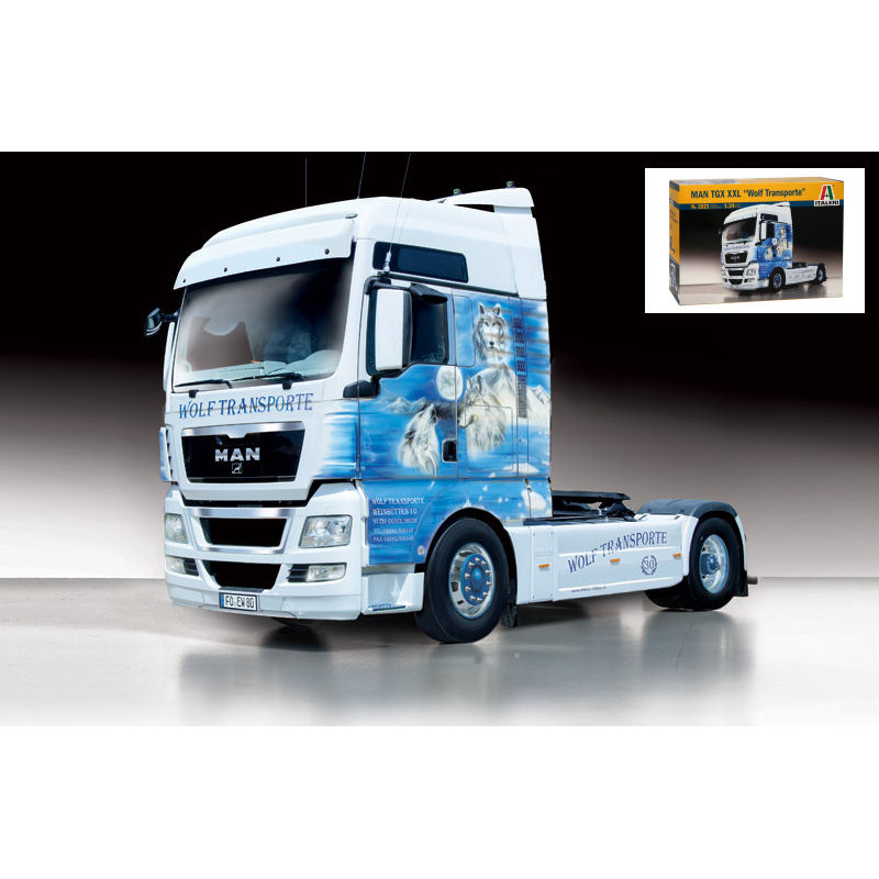 1:24 Italeri MAN TGX XXL Wolf Transporter KIT