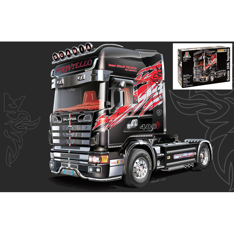 1:24 Italeri Scania 164L Topclass KIT