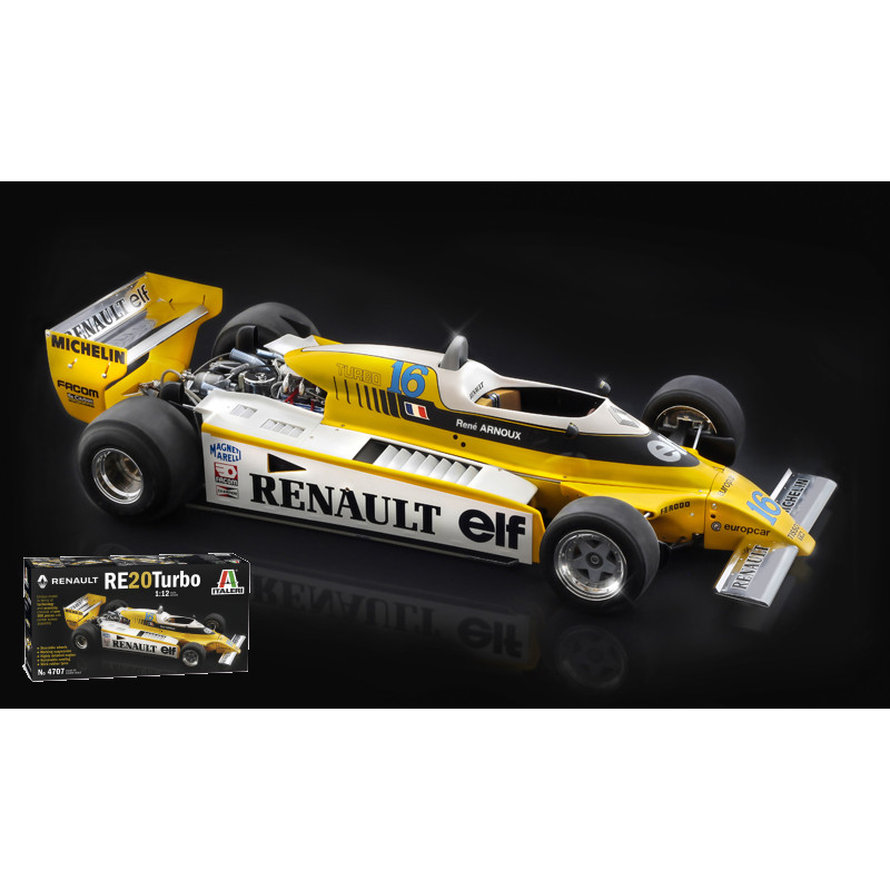 1:12 Italeri Renault RE20 Turbo F1 KIT