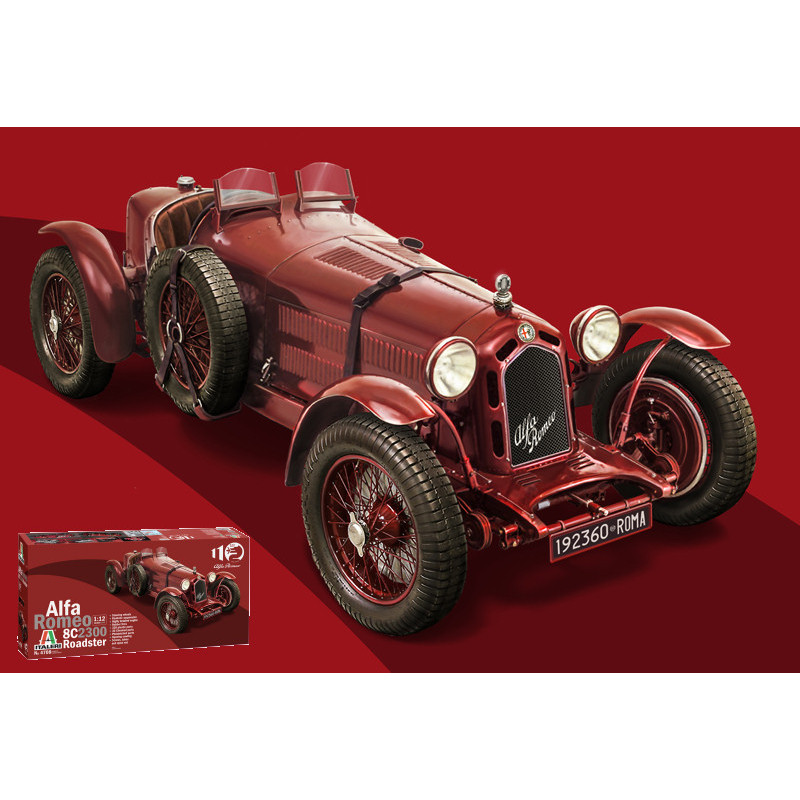 1:12 Italeri Alfa Romeo 8C/2300 1931 1933 KIT