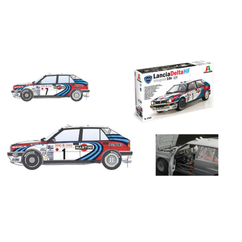 1:12 Italeri Lancia Delta HF 16V N1/N7 Monte Carlo 1990 KIT