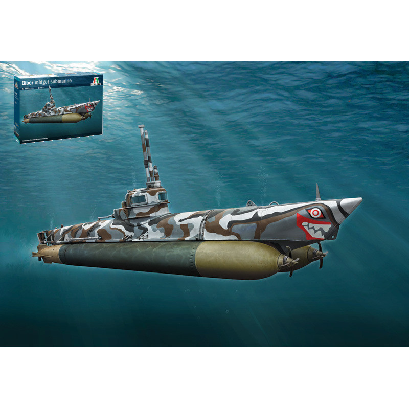 1:35 Italeri U boot Biber Midge Submarine KIT