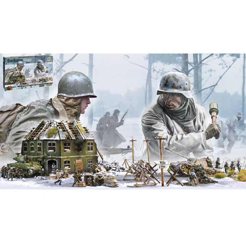 1:72 Italeri Bastogne Siege 80 Years MDF Edition KIT