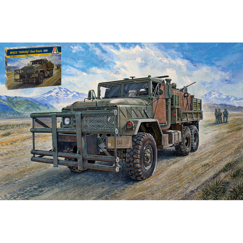 1:35 Italeri M923 Hillibilly GUN Truck  KIT