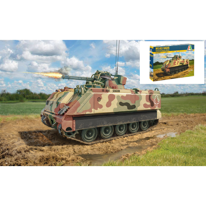 1:35 Italeri M163 Vads Vulcan AIR Defence System KIT