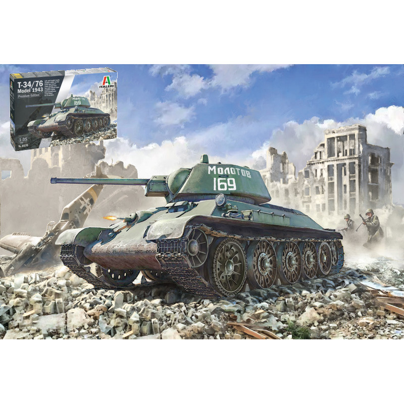 1:35 Italeri T 34/76 Model 1943 KIT