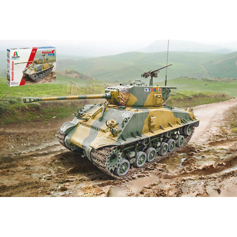 1:35 Italeri Sherman M4A3E8 Korean WAR KIT