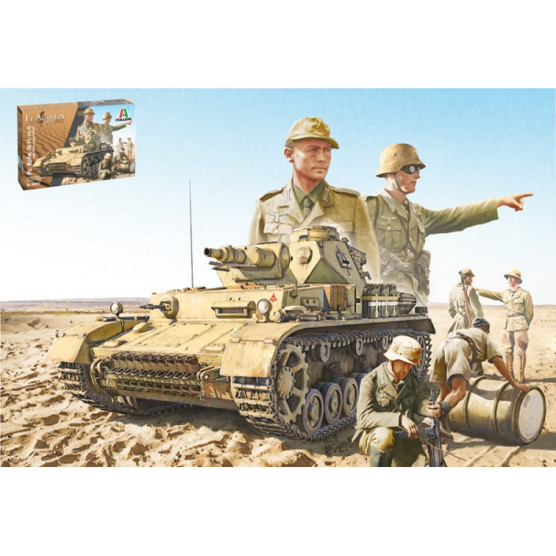 1:35 Italeri Pz.iv F1/F2/G With Afrika Korps EL Alamein KIT