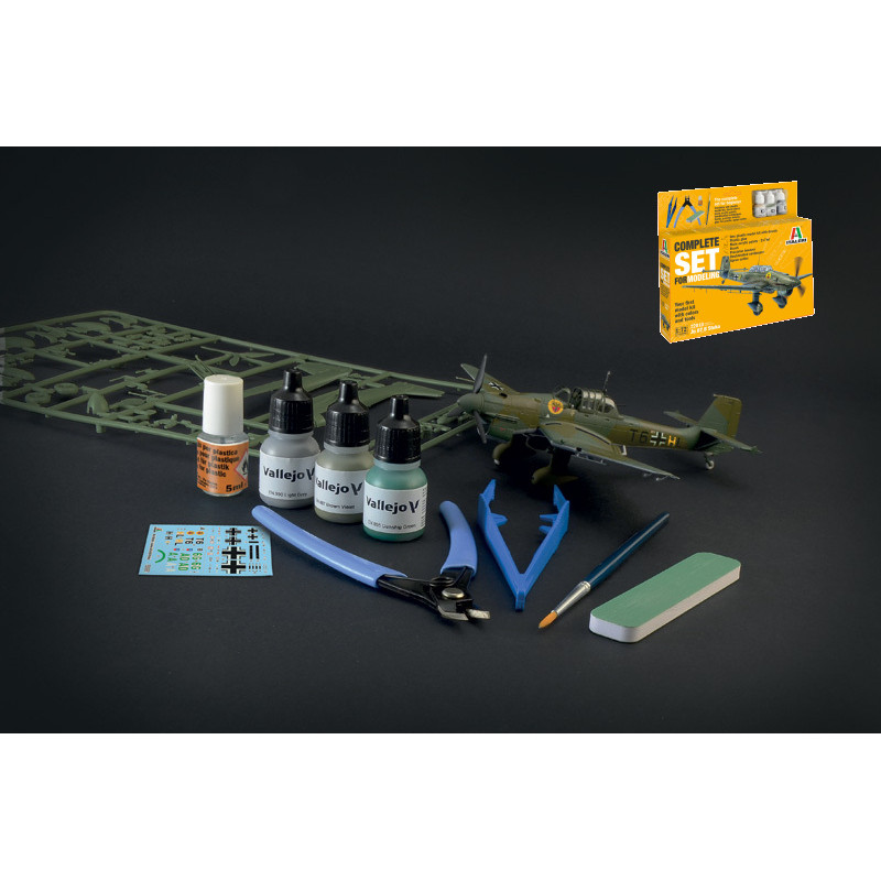 1:72 Italeri Junker JU 87B Stuka SET Completo  KIT