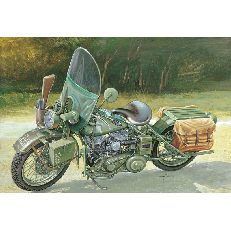 1:9 Italeri US Army WW II Motorcycle KIT