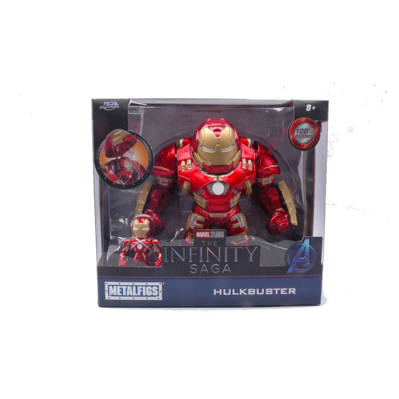 Jada Toys Hulkbuster cm 15 + Ironman cm 5 Figures