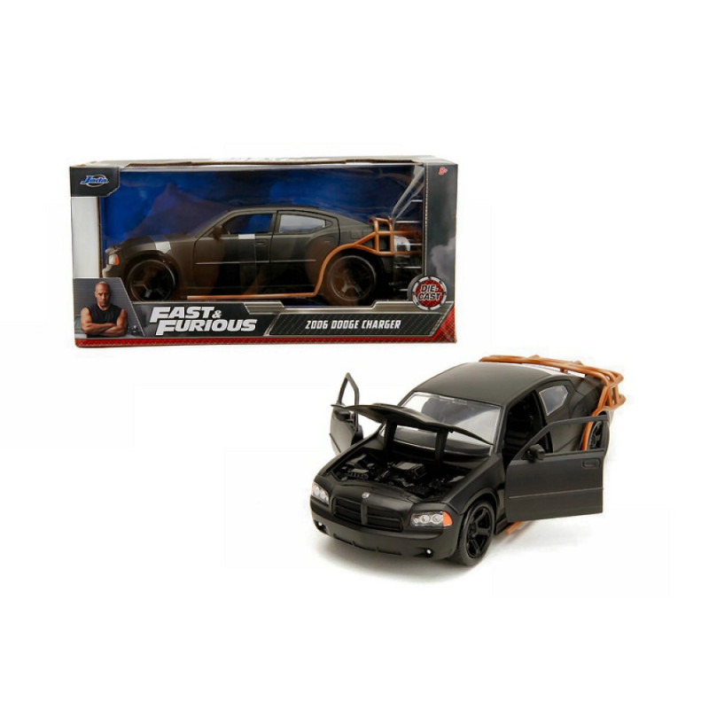 1:24 Jada Toys Dodge Charger Heist CAR Fast & Furious Nero