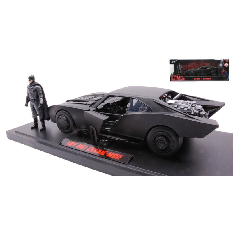 1:18 Jada Toys Batmobile THE Batman 2022 TRY ME With Figure