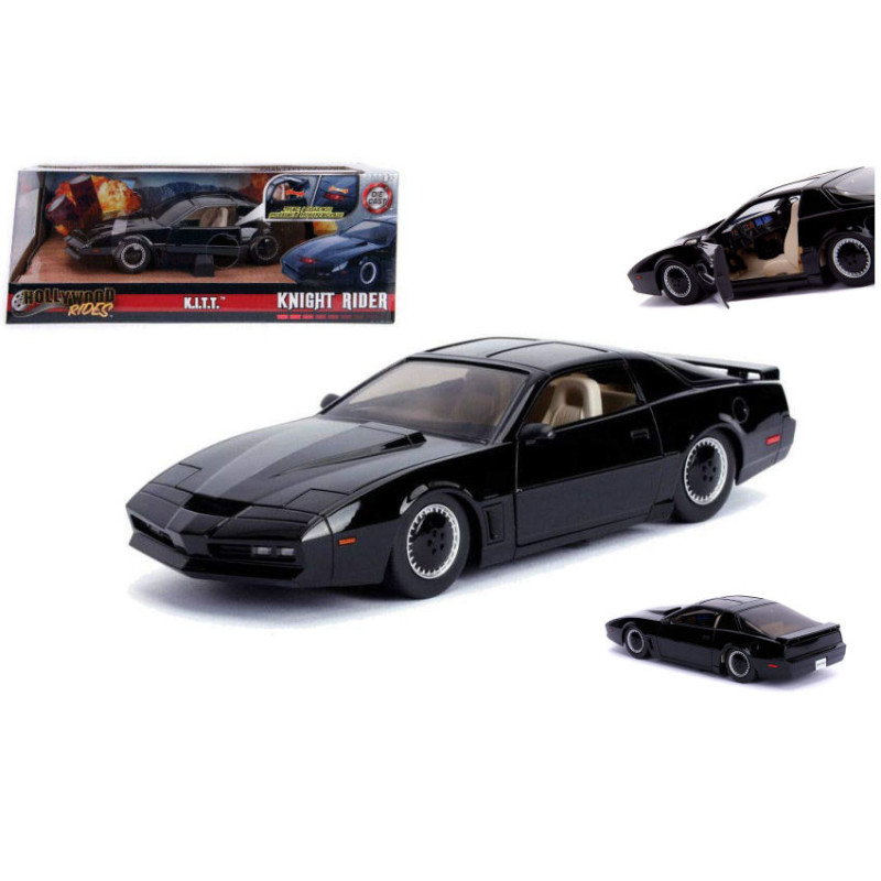 1:24 Jada Toys K.i.t.t. Supercar Pontiac Firebird 1982 W/chiaros cm 20