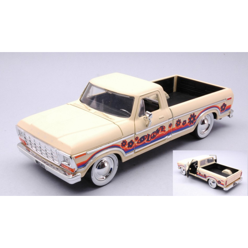 1:24 Jada Toys Ford F 150 1979 I Love THE 70s Creme