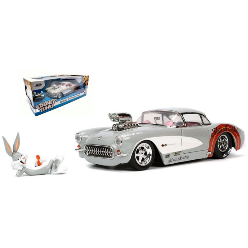 1:24 Jada Toys Chevrolet Corvette 1957 Looney Tunes Bugs Bunny