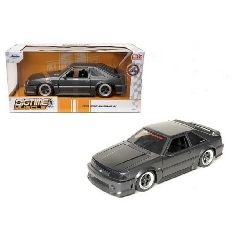 1:24 Jada Toys Ford Mustang GT 1989 Nero grigio