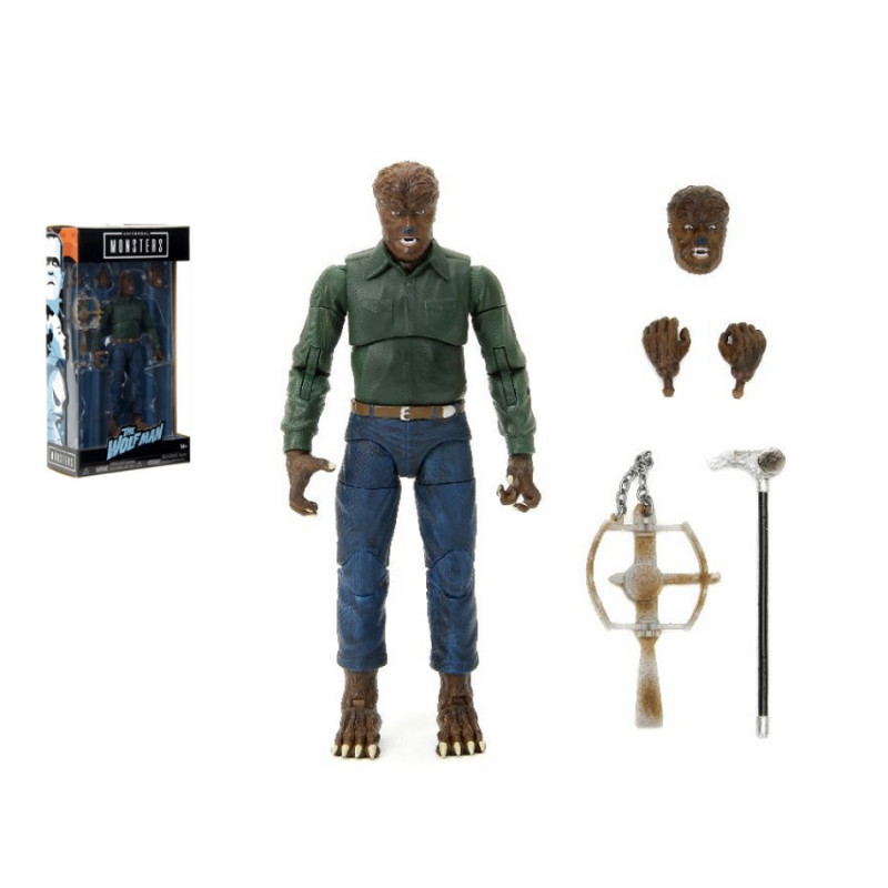 Jada Toys Monsters THE Wolfman Figure Metals Series cm 15