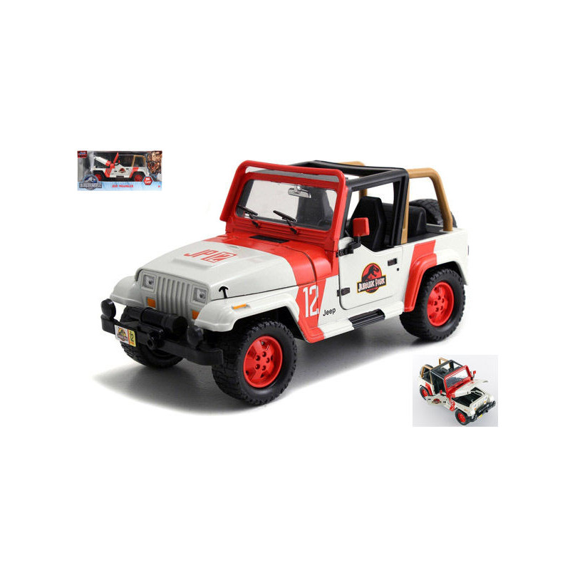 1:24 Jada Toys Jeep Wrangler 1992 Jurassic Park