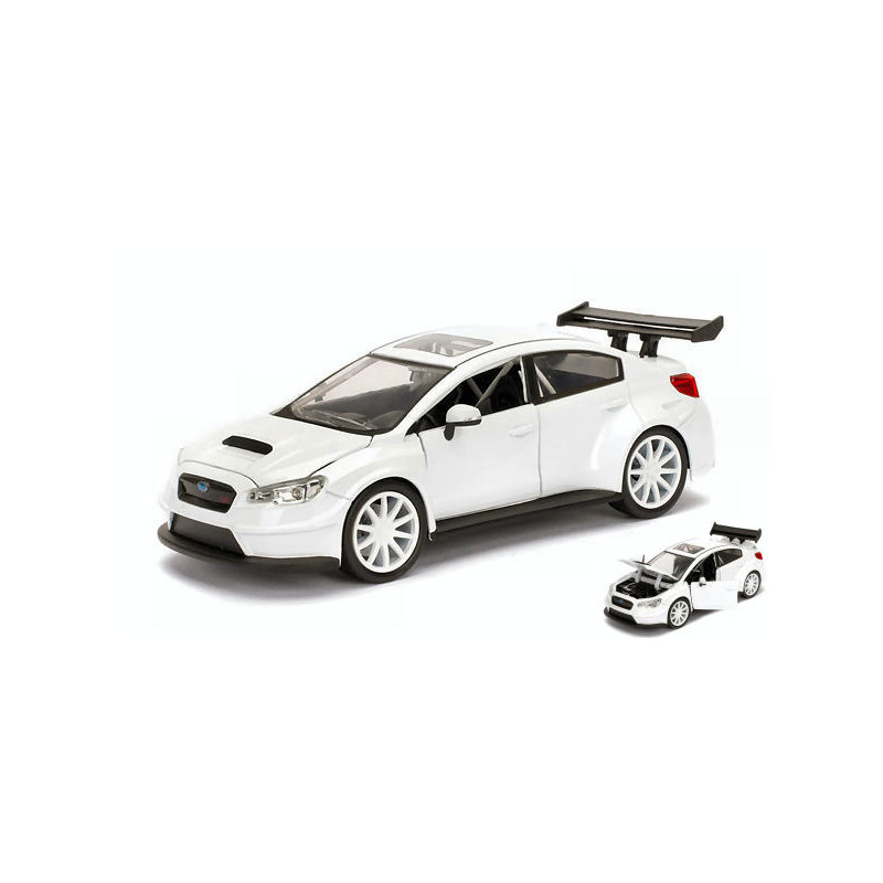 1:24 Jada Toys Mr.little Nobody S Subaru WRX STi Fast & Furious 8 Bianco