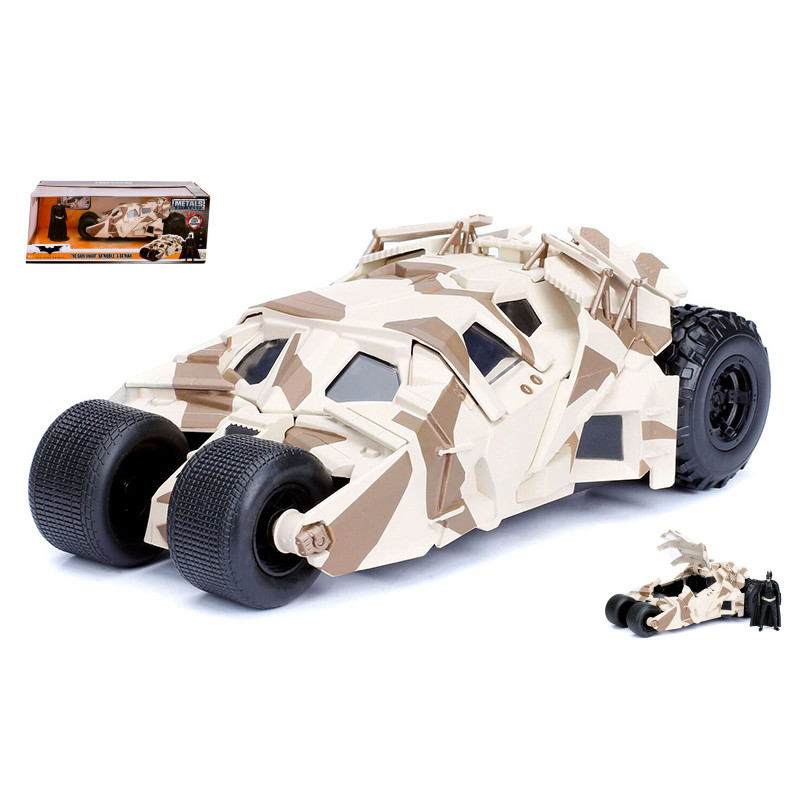 1:24 Jada Toys Batmobile Tumbler Camo Batman THE Scuro Knight W/figure