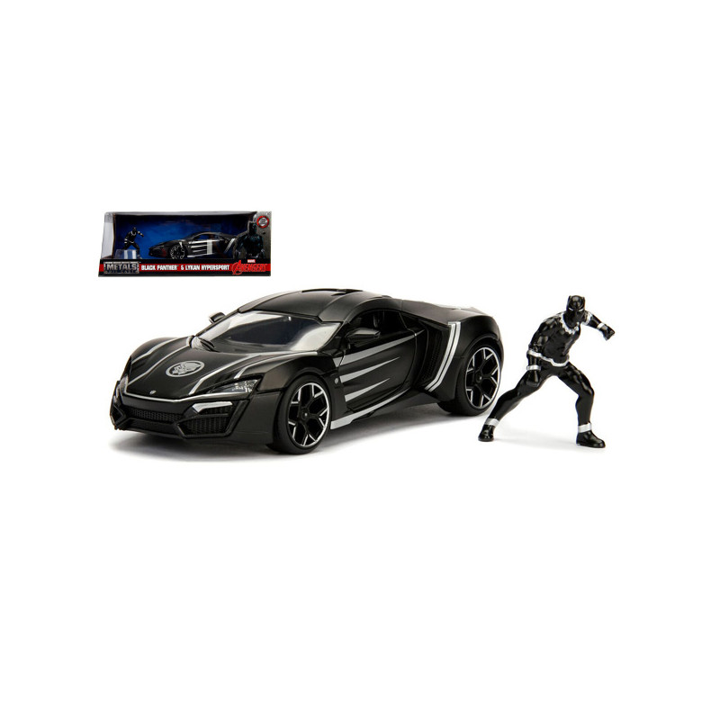 1:24 Jada Toys Nero Panther W/lykan Hypersport