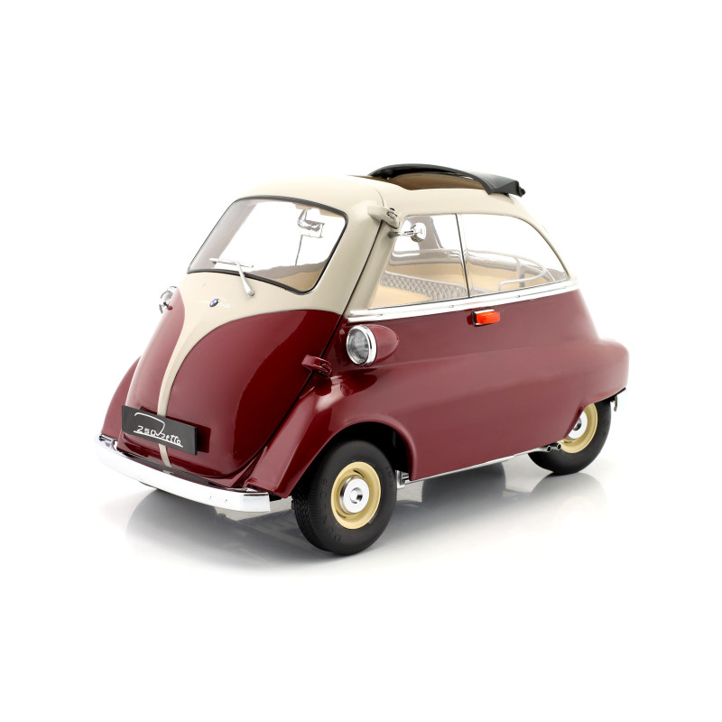 1:12 KK Scale BMW 250 Isetta 1959 Rosso Scuro/grigio Chiaro