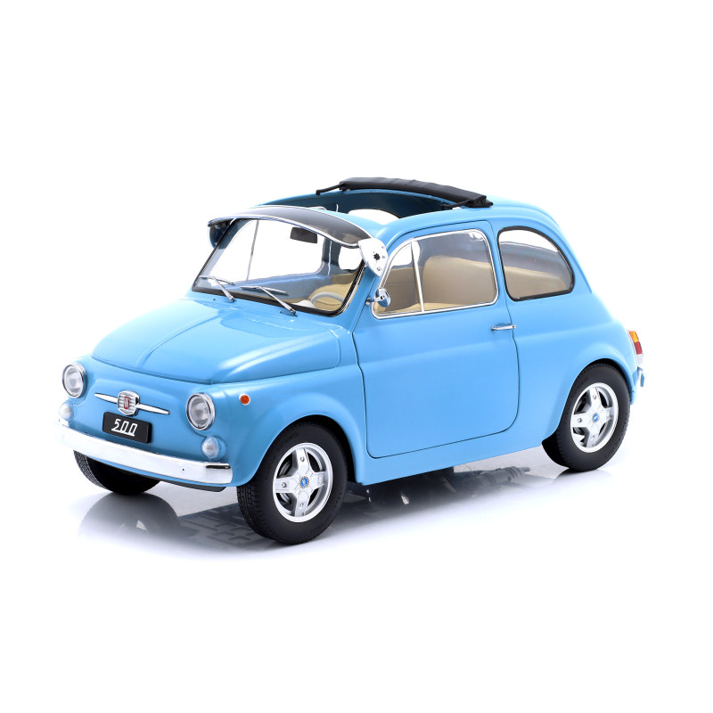 1:12 KK Scale Fiat 500 F Custom 1968 Chiaroblu