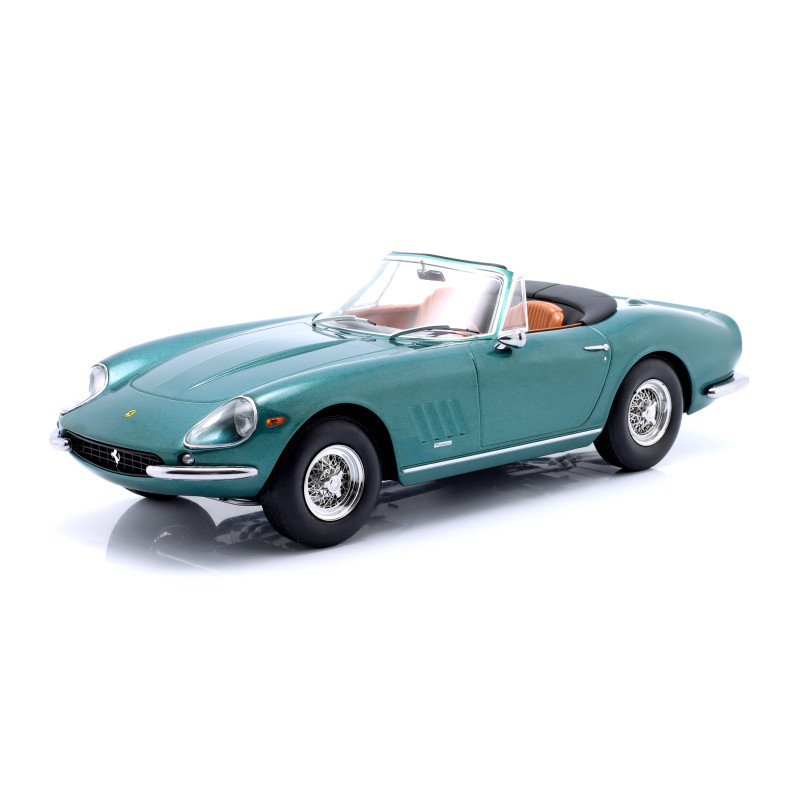 1:18 KK Scale Ferrari 275 GTB4 Nart Spyder 1967 W/removable Softtop Metallizzato Verde