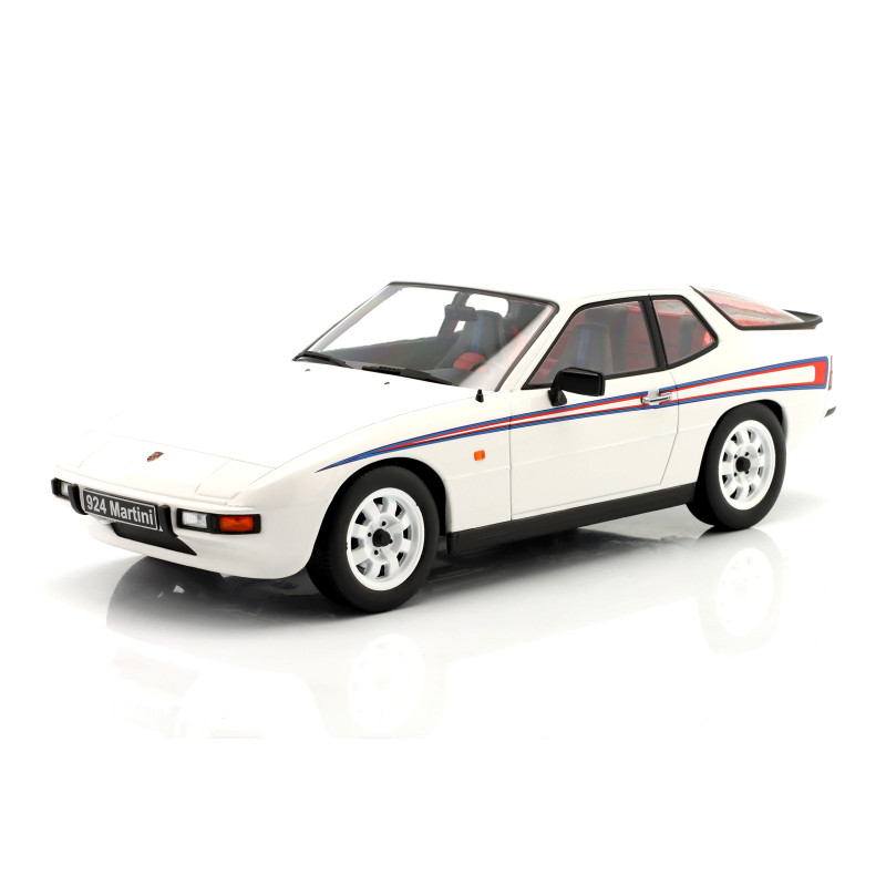 1:18 KK Scale Porsche 924 Martini 1985 Bianco 1.18