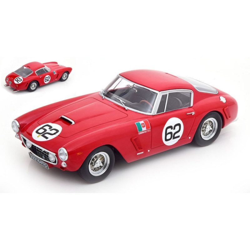 1:18 KK Scale Ferrari 250 GT SWB N62 Winner Coppa Inter europa Monza 1960 Abate