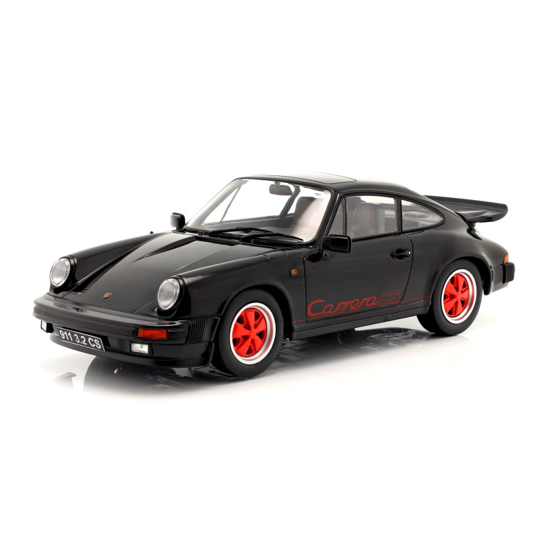 1:18 KK Scale Porsche 911 Carrera 3.2 Clubsport 1989 Nero/rosso