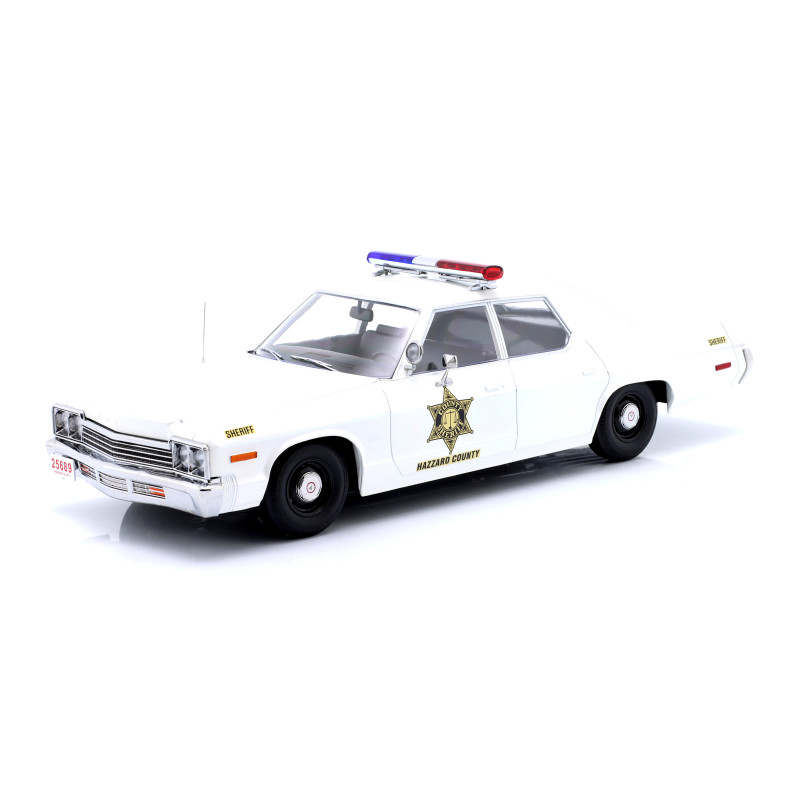 1:18 KK Scale Dodge Monaco Hazzard County Police 1974