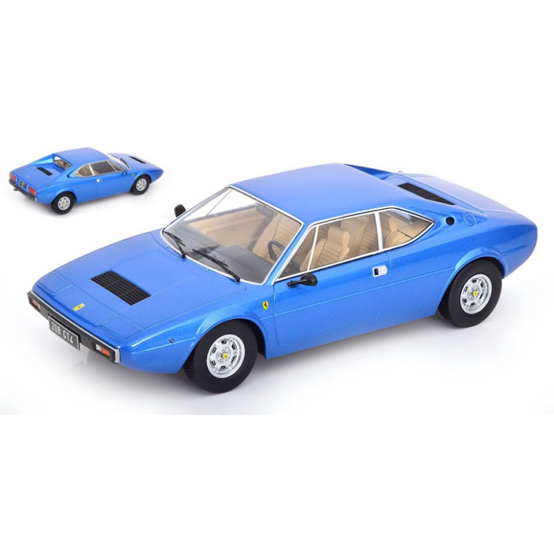 1:18 KK Scale Ferrari 208 GT4 1975 Blu Chiaro Metallizzato