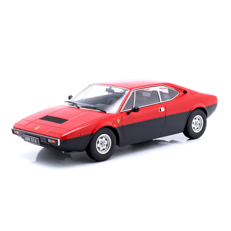 1:18 KK Scale Ferrari 208 GT4 1975 Rosso/flatnero