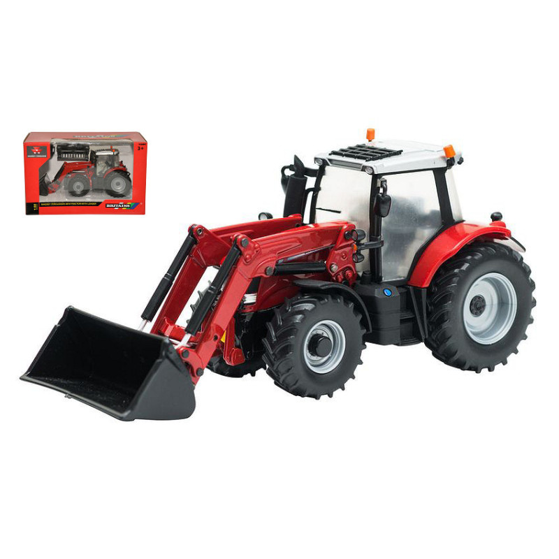 1:32 Britains Massey Ferguson 6616 Tractor With Front Loader