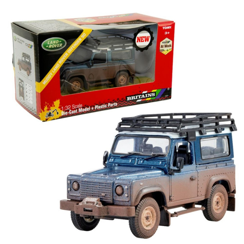 1:32 Britains Muddy Land Rover Defender