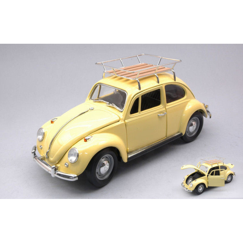 1:18 Lucky Die Cast VW Beetle 1967 Camping Version Giallo