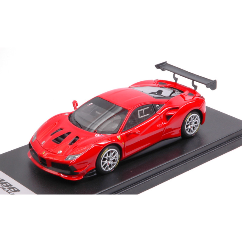 1:43 Looksmart Ferrari 488 Challenge Rosso Scuderia