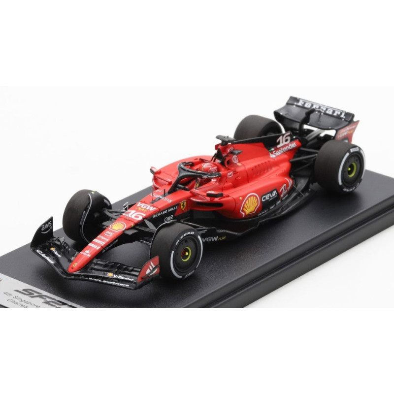 1:43 Looksmart Ferrari SF 23 N16 4th Singapore GP 2023 C.leclerc