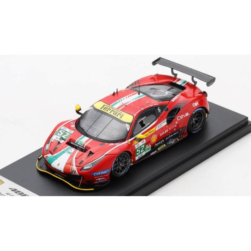 1:43 Looksmart Ferrari 488 GTE EVO AF Corse N52 3rd Lmgte 2022 Molina/fuoco/rigon