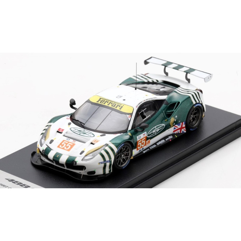 1:43 Looksmart Ferrari 488 GTE EVO Spirit OF R.N55 LM 2022 Camer./griffin/perel