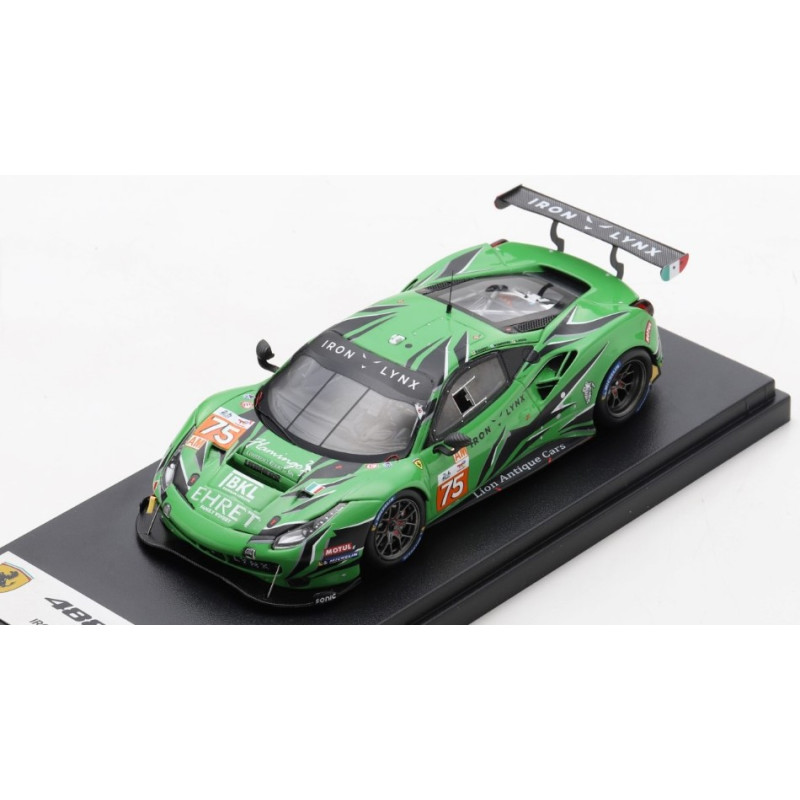 1:43 Looksmart Ferrari 488 GTE EVO Iron Lynx N75 LM 2022 Ehret/hook/varrone