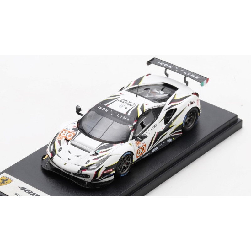 1:43 Looksmart Ferrari 488 GTE EVO Iron Lynx N80 LM 2022 Cress./fisichella/heist.